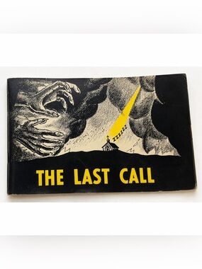Vintage 1963 The Last Call Jack Chick Publications Gospel Booklet Rare PB Book
